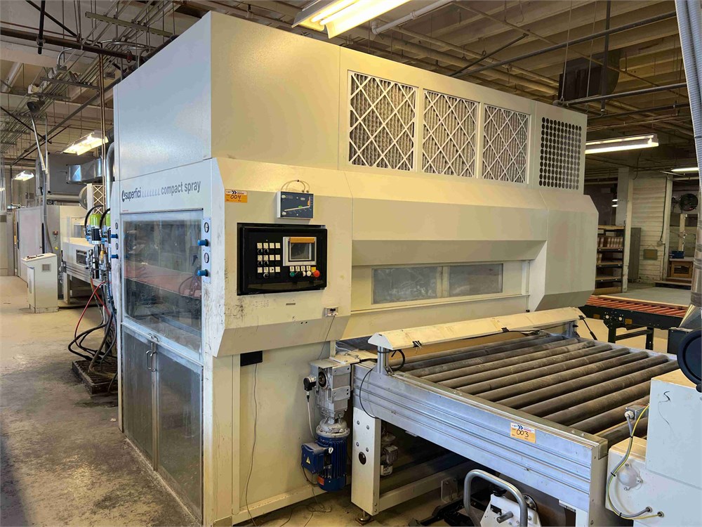 Superfici "Compact Spray Plus P S" Feed Through Spray Machine