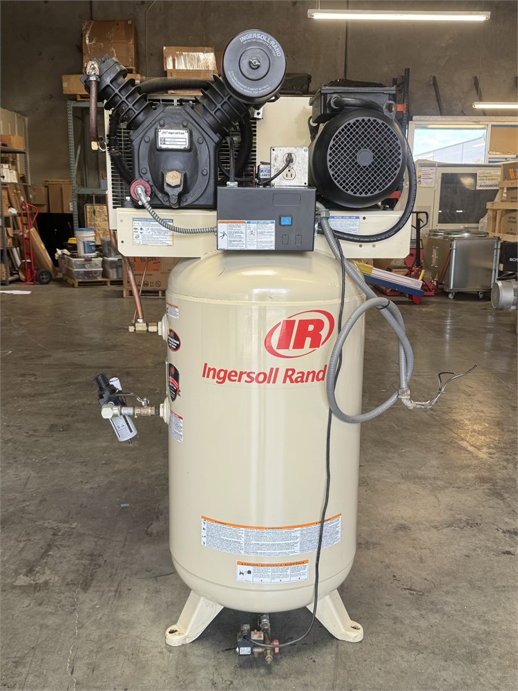 Ingersoll Rand "2475N7.5" Air compressor, 7.5HP, Single Phase