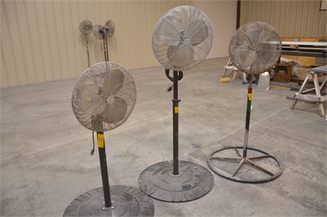 Pedestal fans (3)