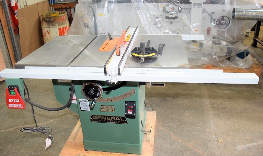 GENERAL 50-220RM1 TABLE SAW  * 10" BLADE, 2HP, 110/220V 1PHASE