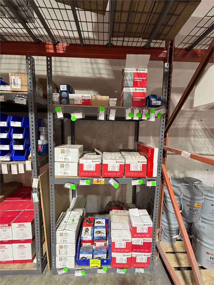 Rack & Contents as pictured