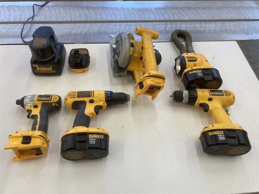 Dewalt Drills and Skill Saw with Batteries and Chargers