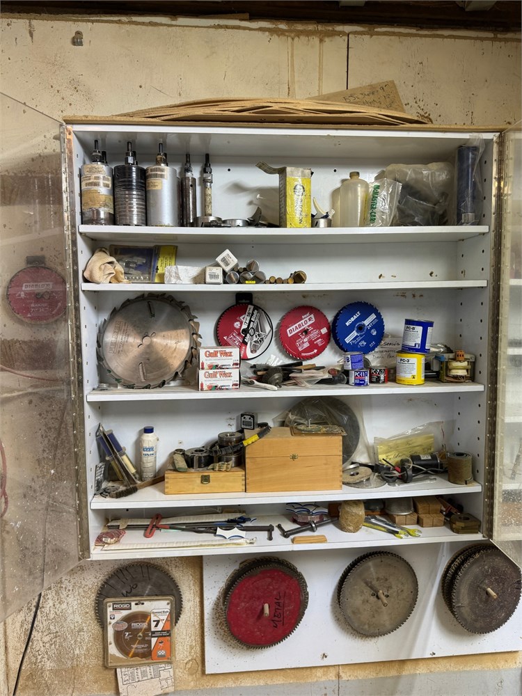 Cabinet with Contents as pictured
