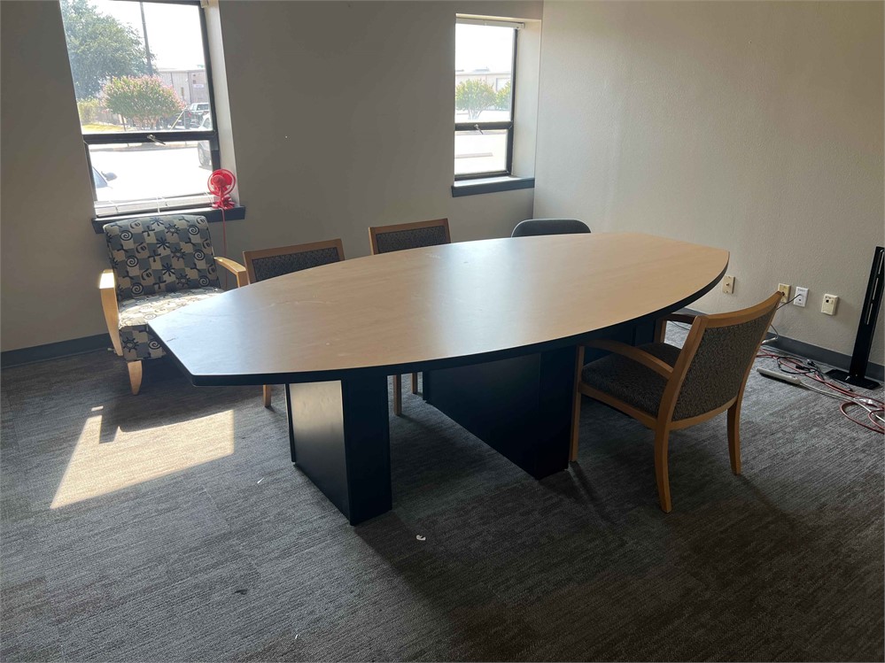 Conference table & chairs