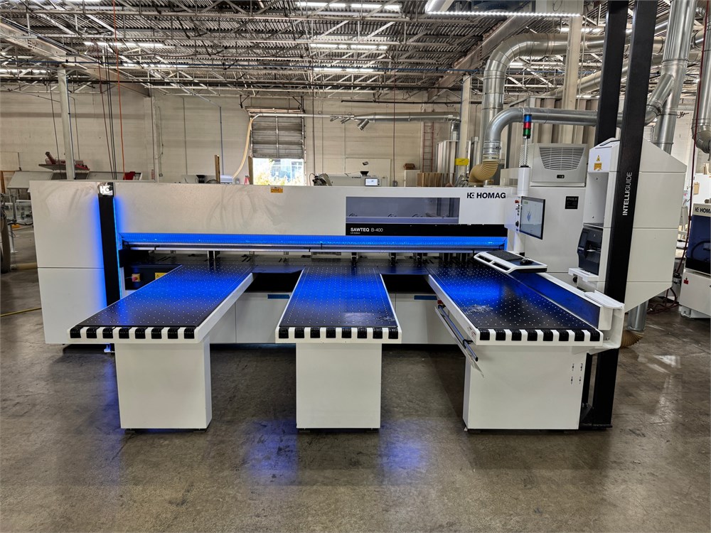 Homag "Sawteq B-400 Profiline" Front Load Beam Saw & Intelliguide (2021)