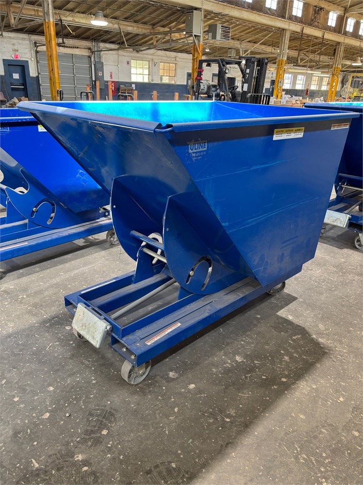 Uline Self Dumping Bin