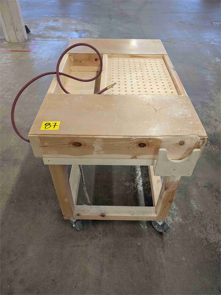 Custom Down Draft table/cart