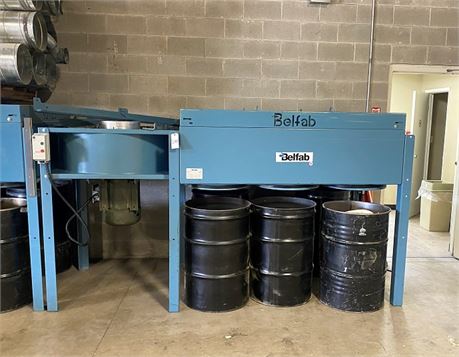 Belfab "15hp" Dustcollector yr 2019 - 6 Drum System c/w All Bags