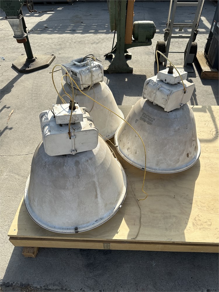 (3) Lithonia "M59" Overhead Shop Lights