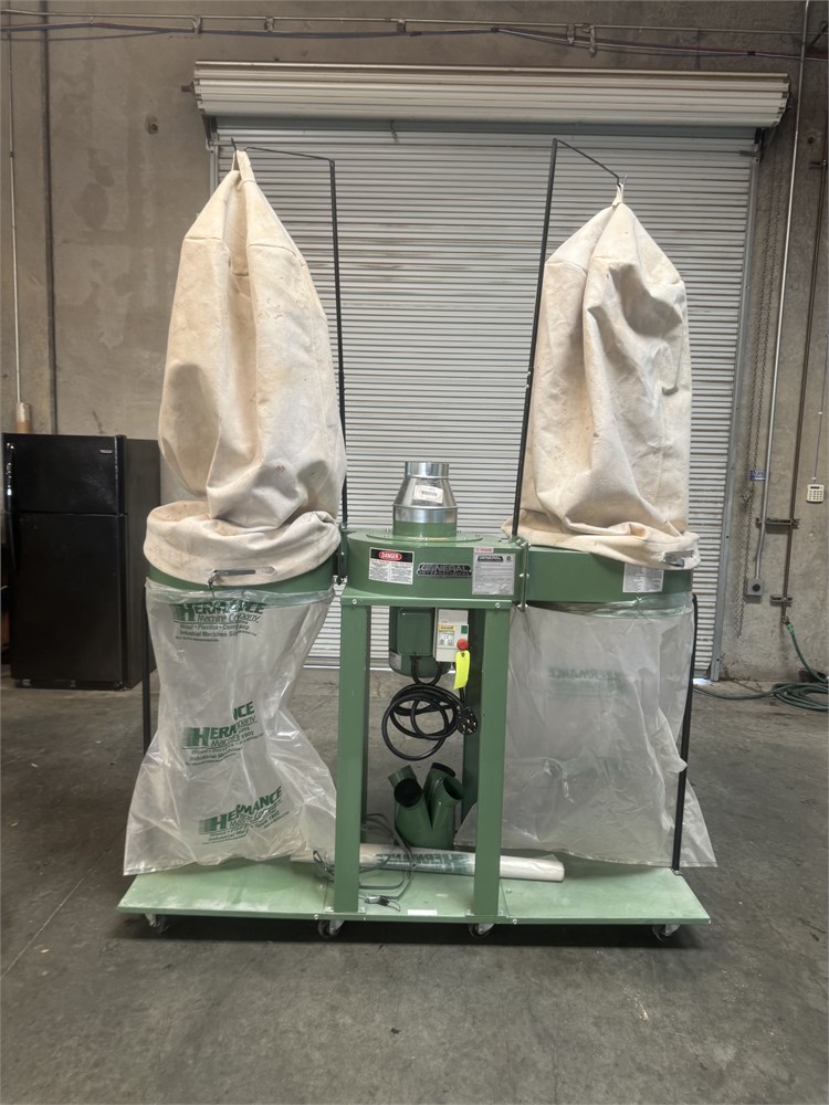 General International "10-510M1" Double Bag Dust Collector