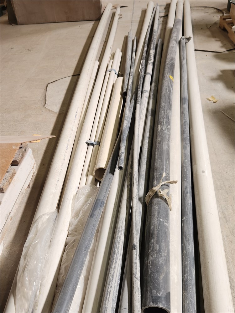 Lot of various PVC pipe & supplies - as pictured