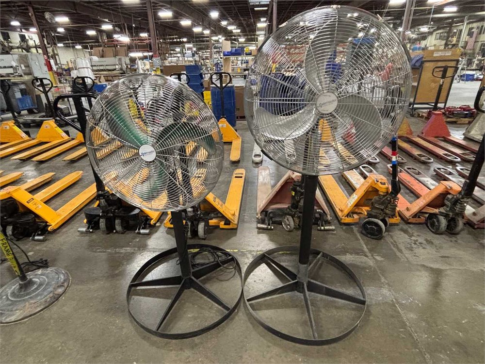 Lot of (2) Shop Fans