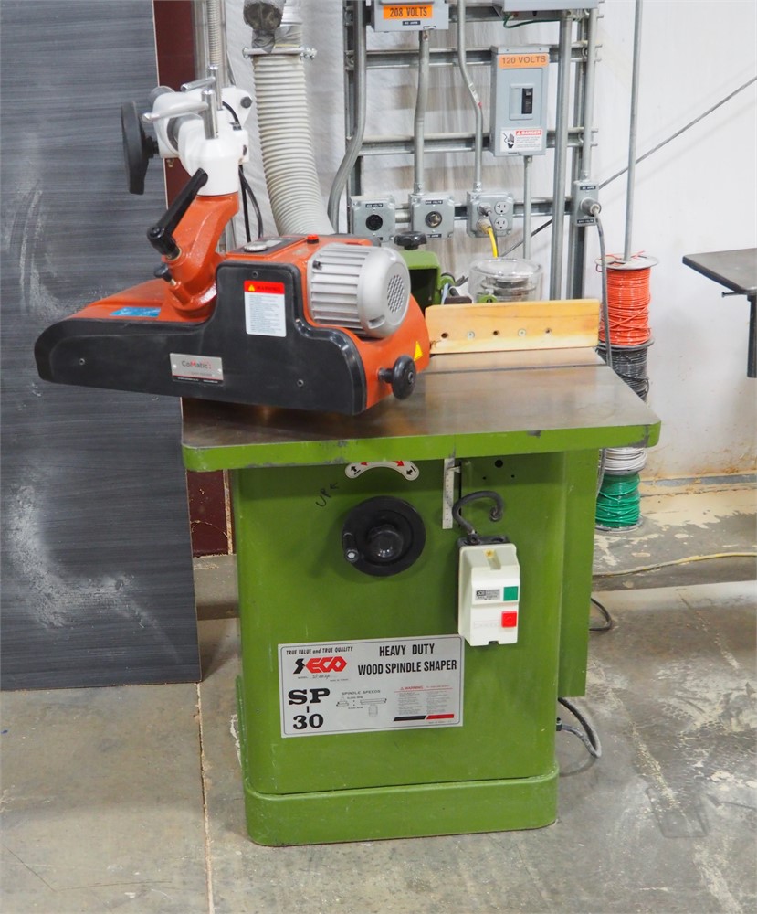 Seco "SP-30" Spindle Shaper with Comatic Feeder, Single Phase