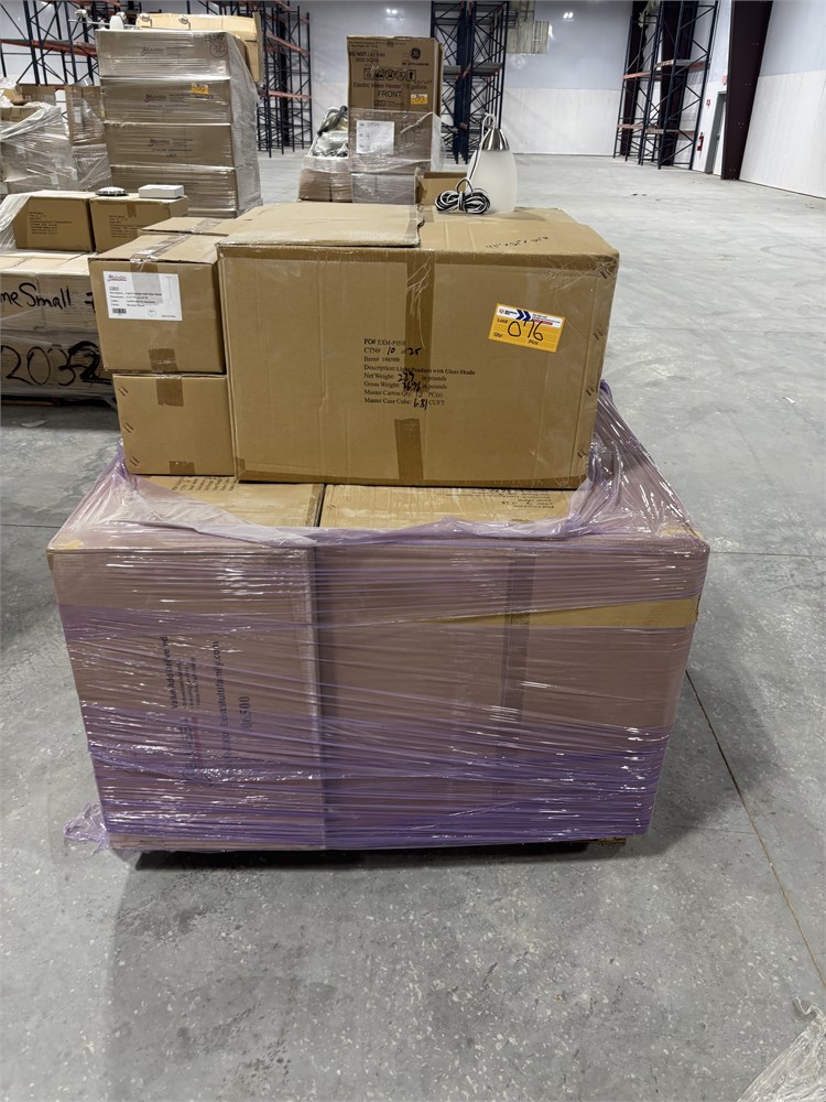 Pallet of Pendant Lights - as pictured