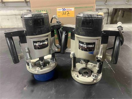Lot - Porter Cable Routers Qty. (2) | Place Your Bid at MachineryMax