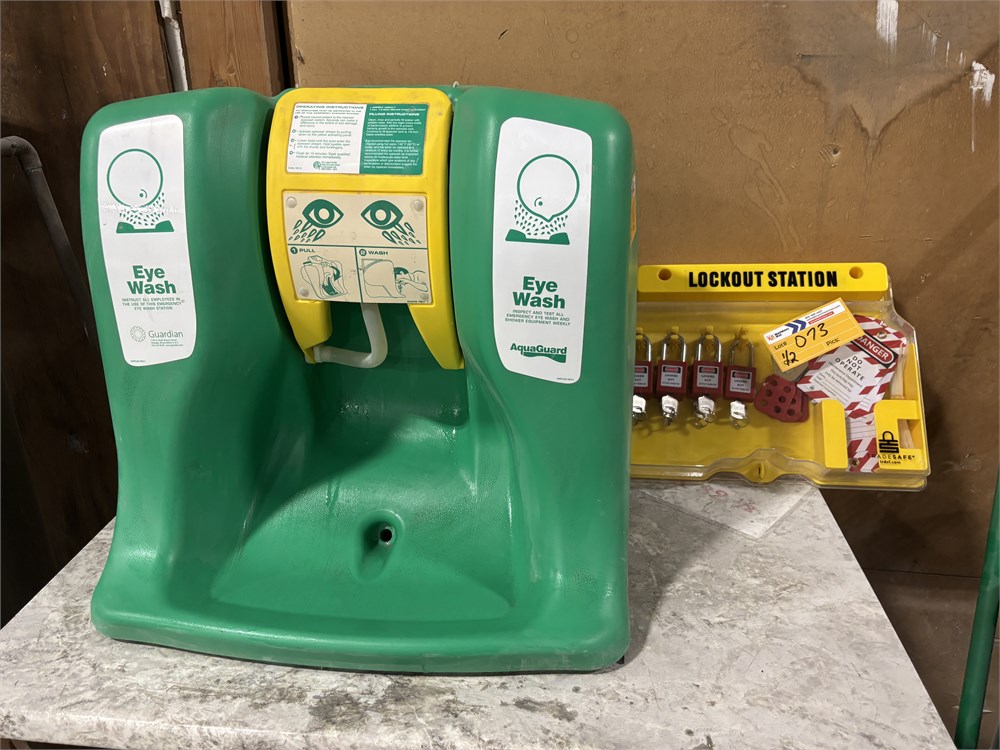 Eye Wash Station & Lockout Station