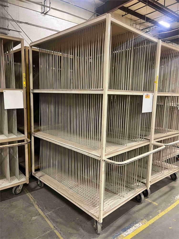 Lot of Sorting Carts