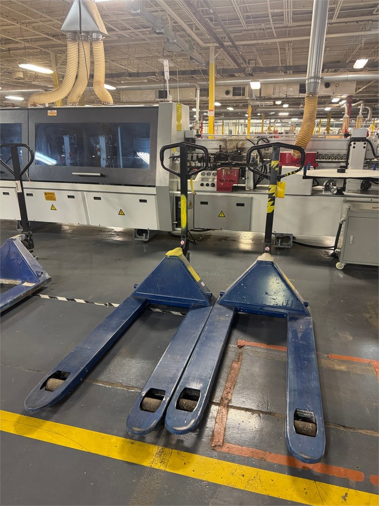 (2) Blue Pallet Jacks