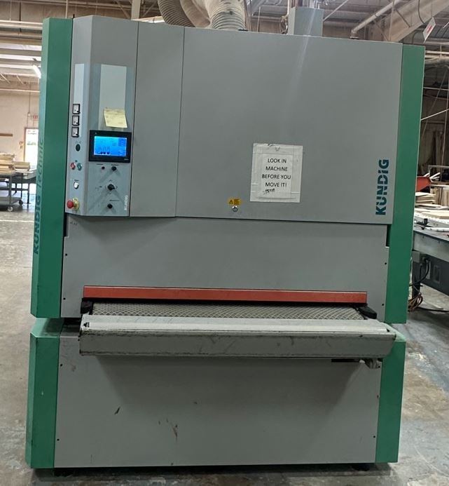 Kundig "Technic-Brush-4-1350-RRcdBk-L" Widebelt Sander