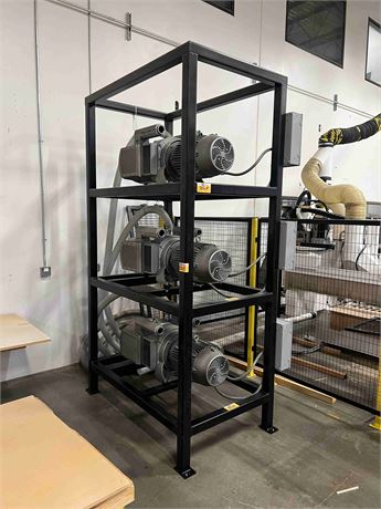 Lot - Vacuum Pump Rack | Place Your Bid at MachineryMax