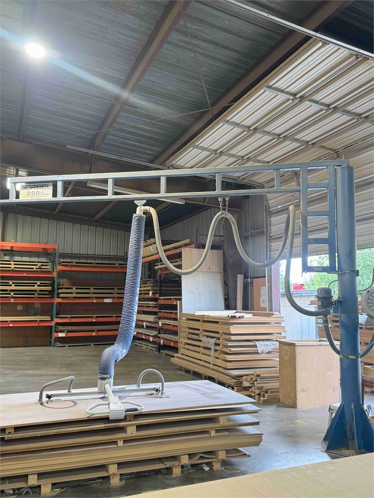 Schmaltz "Jumboergo" Vacuum Lift & Gorbel Crane