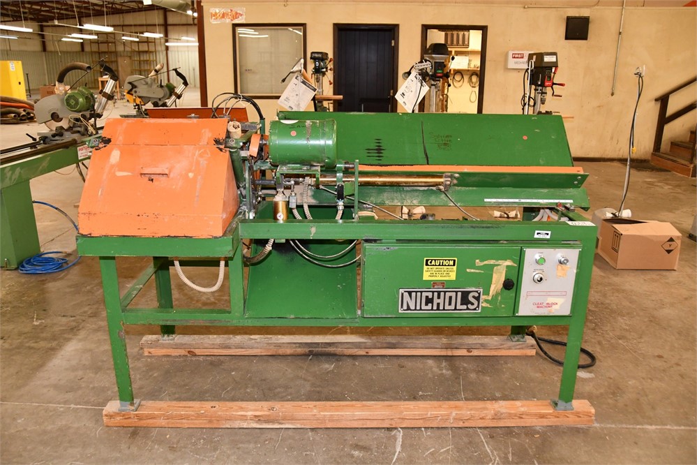 Nichols Cleat Block Machine