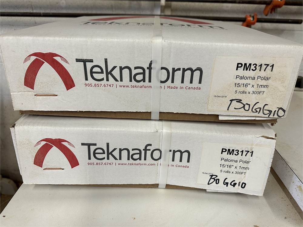 Teknaform Edgebanding Tape - New In Box - 3000 FT - Paloma Polar 15/16"X1mm