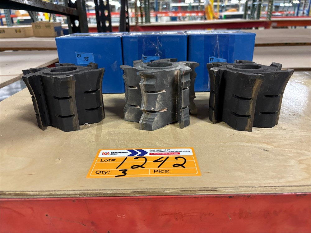 Lot of Cutter Heads - Qty (3) - as pictured
