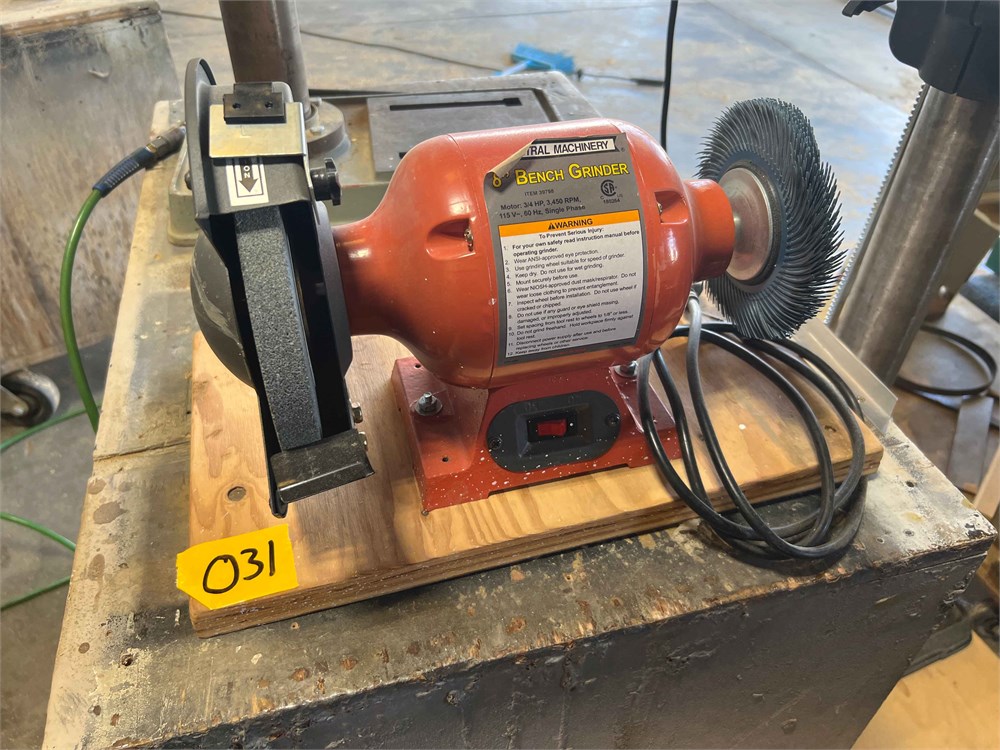 Central Machinery Bench grinder