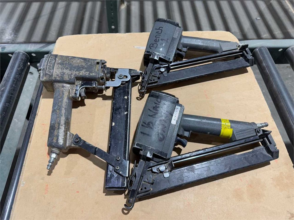 Three (3) Pneumatic Nailers