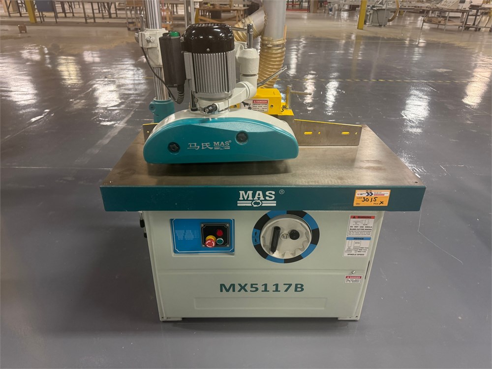 MAS "MX5117B" Spindle Shaper w/Feeder (2019)