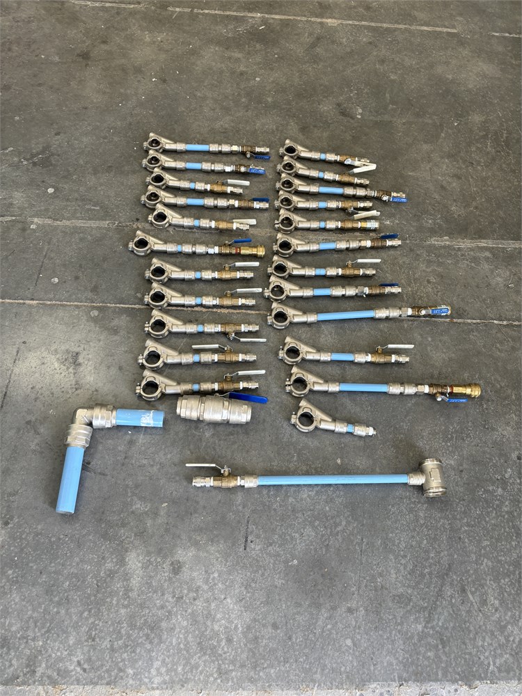 Metal (Blue) Air Pipe and Fittings