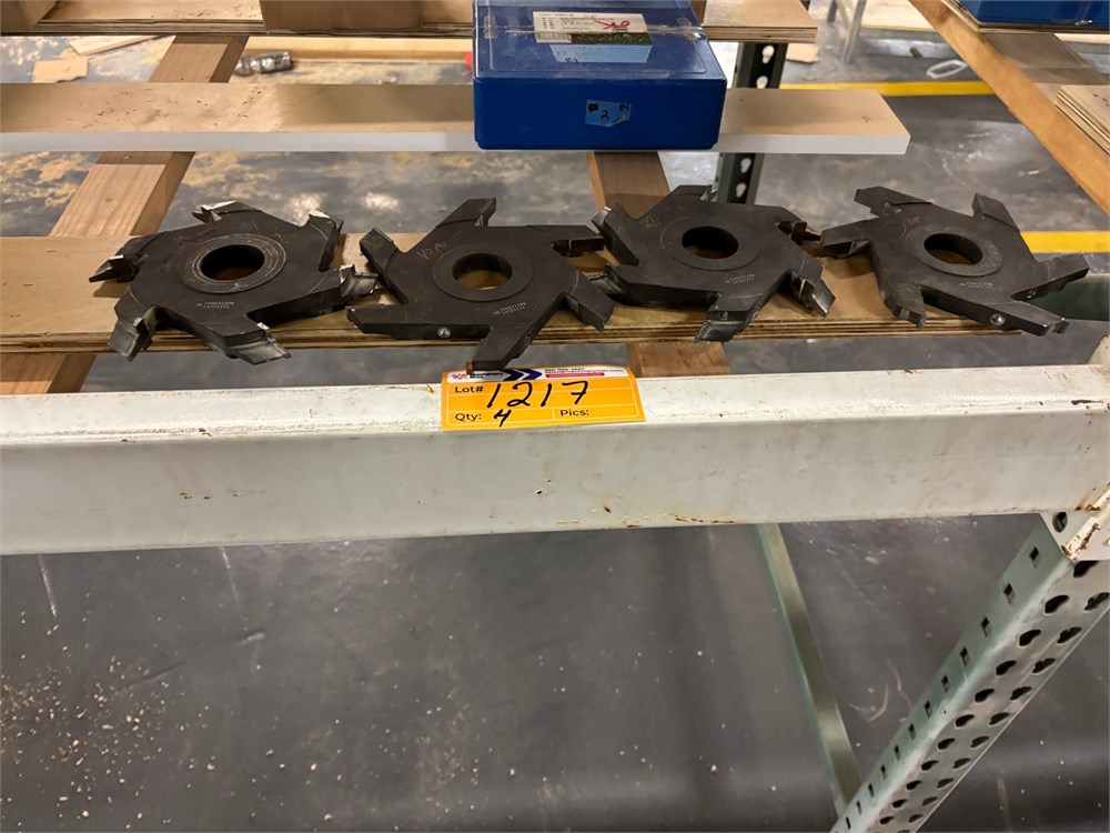 Lot of Cutter Heads - Qty (4) - as pictured