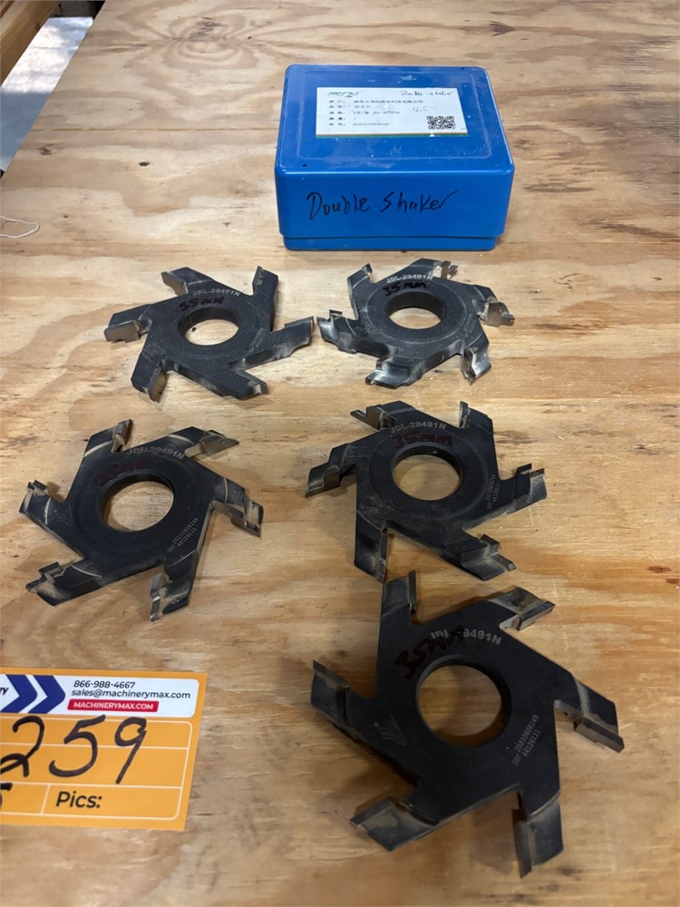 Lot of Cutter Heads - Qty (5) - as pictured
