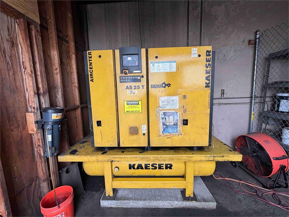 Kaeser "AS 25 T" 25hp Rotary Screw Air Compressor