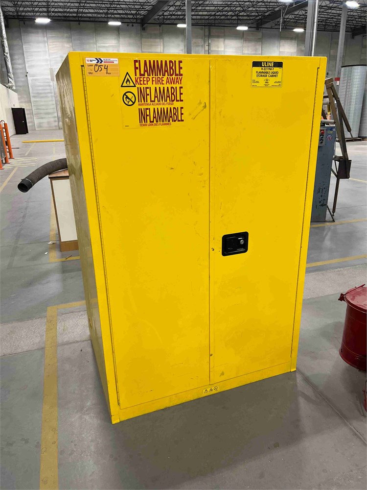 Uline "H2219M-Y" Flammable Liquid Storage Cabinet