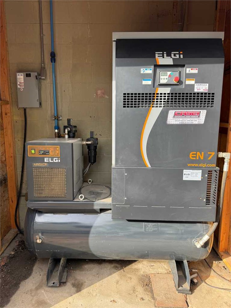 Elgi Air Compressor, Dryer and Tank Combo (2016)
