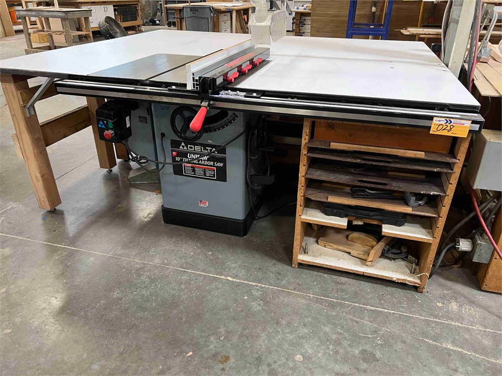 Delta Unisaw Table Saw W/ Contents