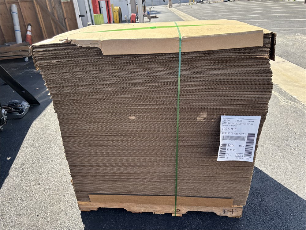 Pallet of Cardboard Boxes