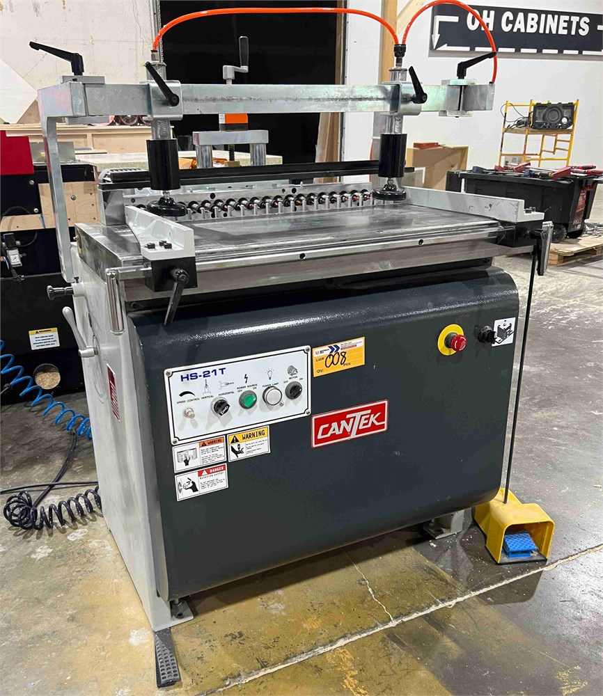 Cantek "HS-21T" 21-Spindle Construction Boring Machine