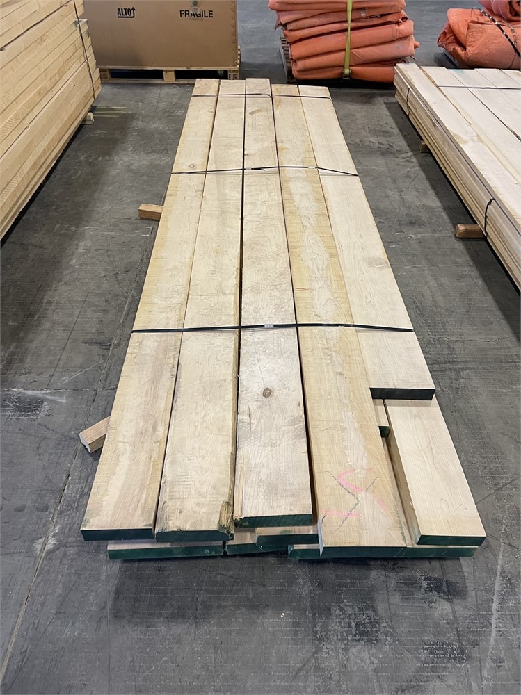 Lot of "Maple" Solid Wood - Approx 12 pcs  8/4 x11'L x 4-10" W