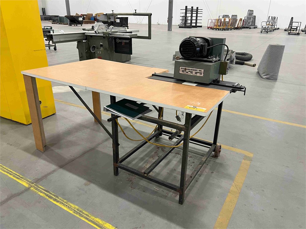 Evans "5010" Laminate Slitter & Table