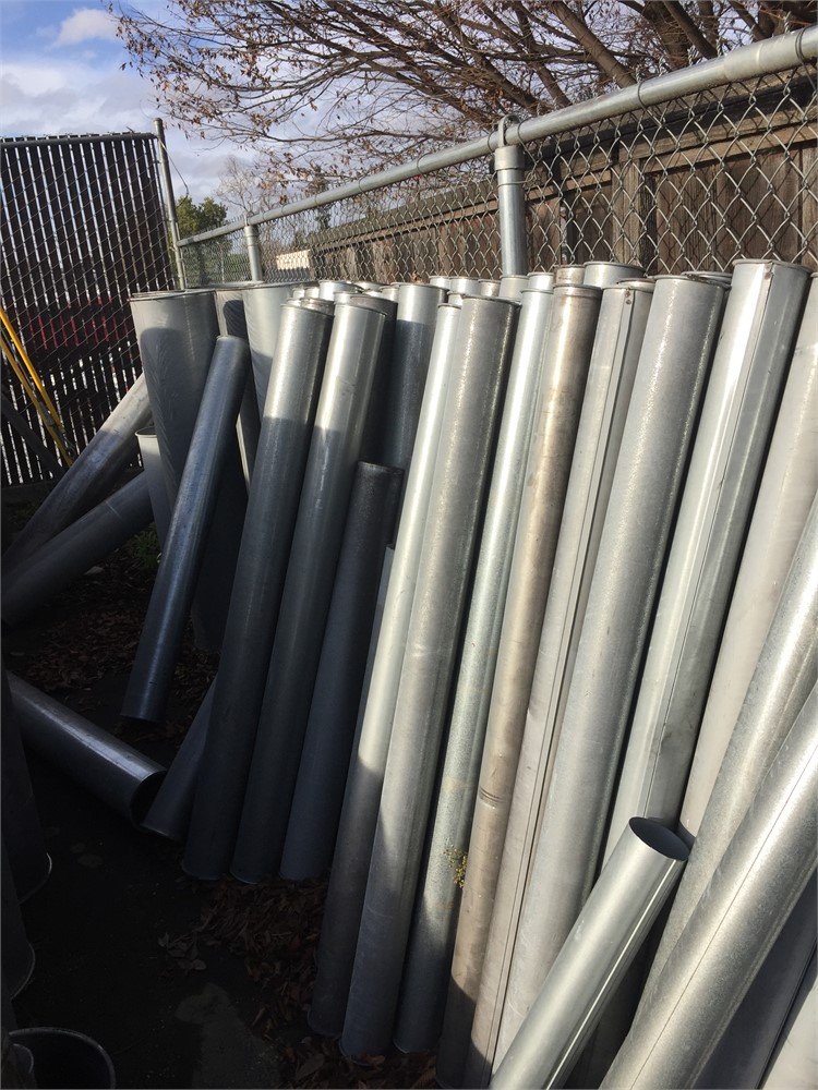 MISC. LOT OF NORDFAB SNAP TOGETHER DUCTING AND ECO-GATE BLAST GATES