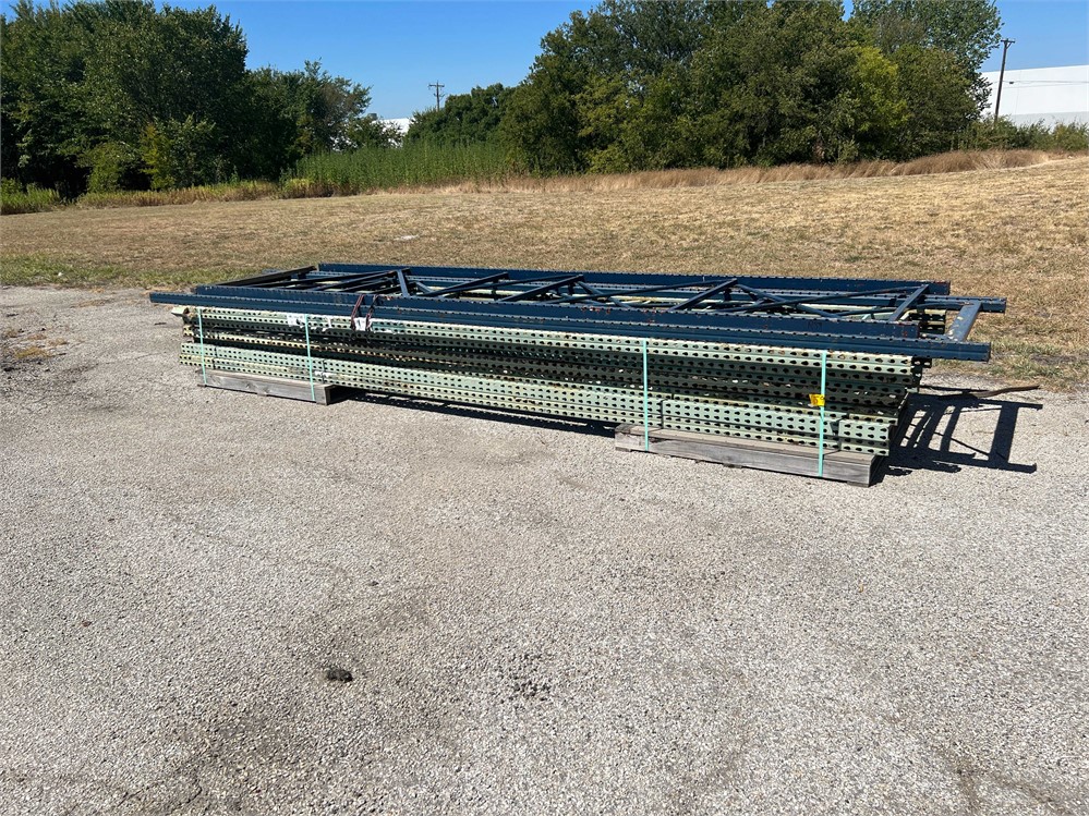 Pallet racking upright sections