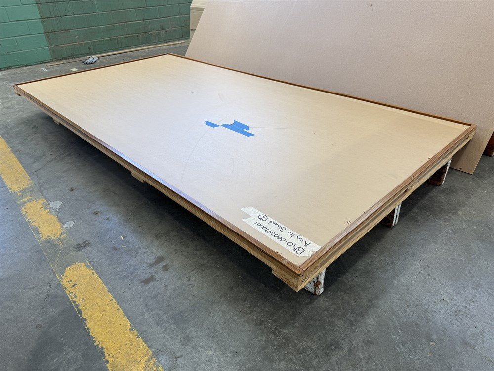 One 4' x 8' Sheet Of Acrylic in Crate