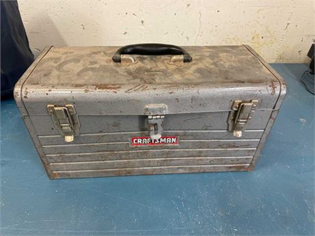 Lot - Tool Box & Tools - as pictured | Place Your Bid at MachineryMax