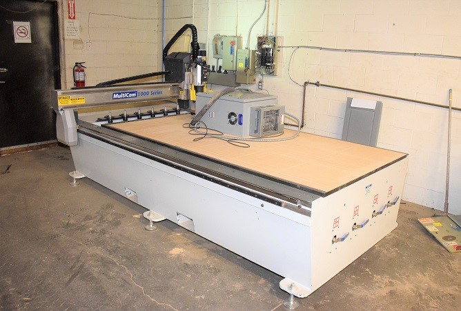 MultiCam 1000 Series CNC Router yr 2015 - (6) Position Tool Change, 12hp Router