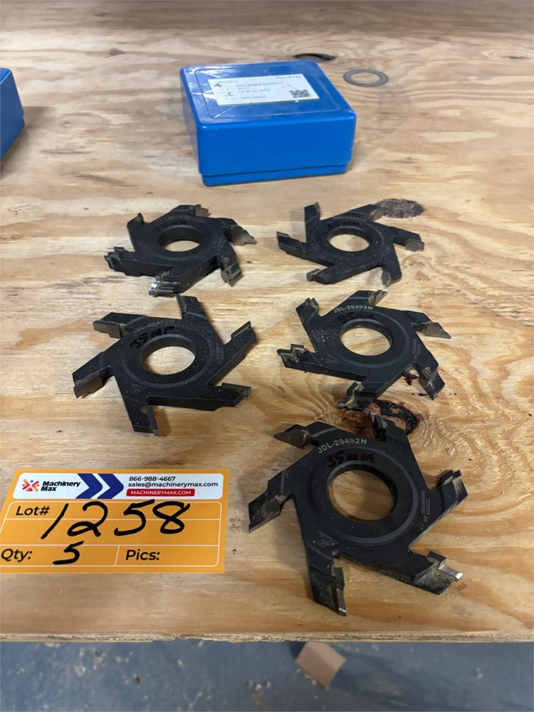 Lot of Cutter Heads - Qty (5) - as pictured