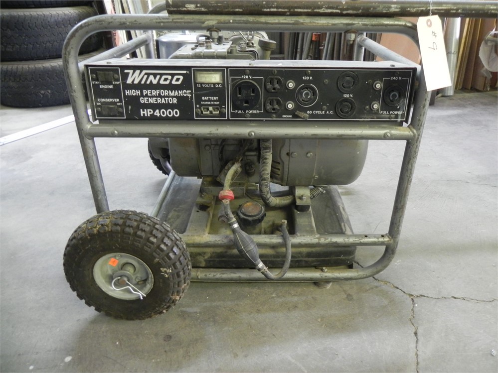 WINCO "HP-4000" 8HP GENERATOR