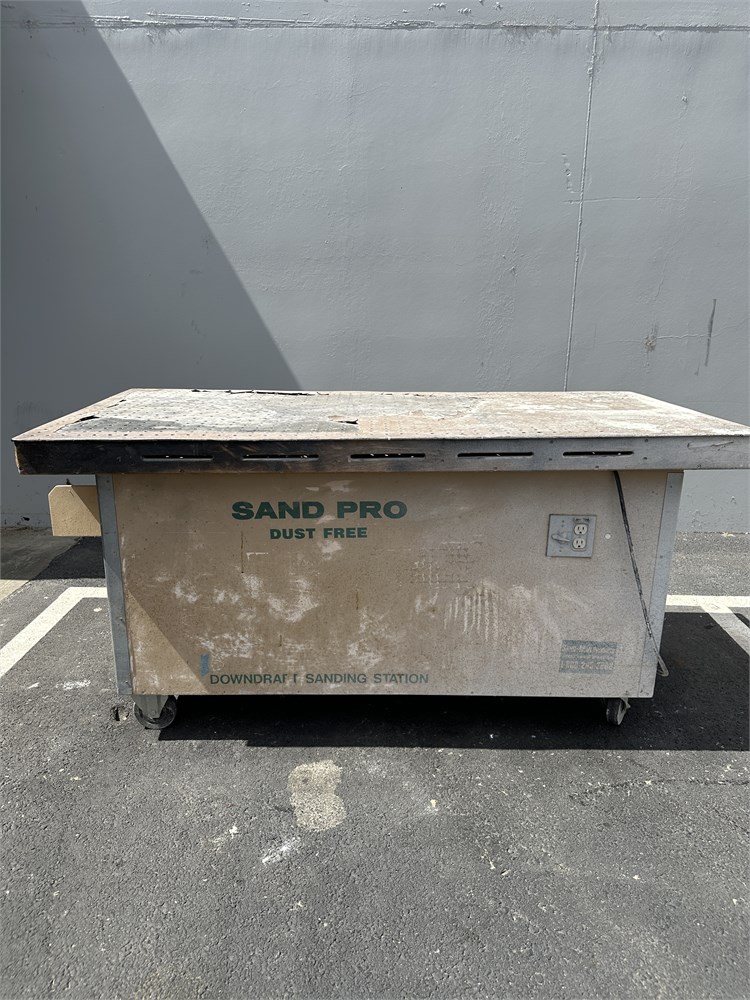 Sand Pro Down Draft Table